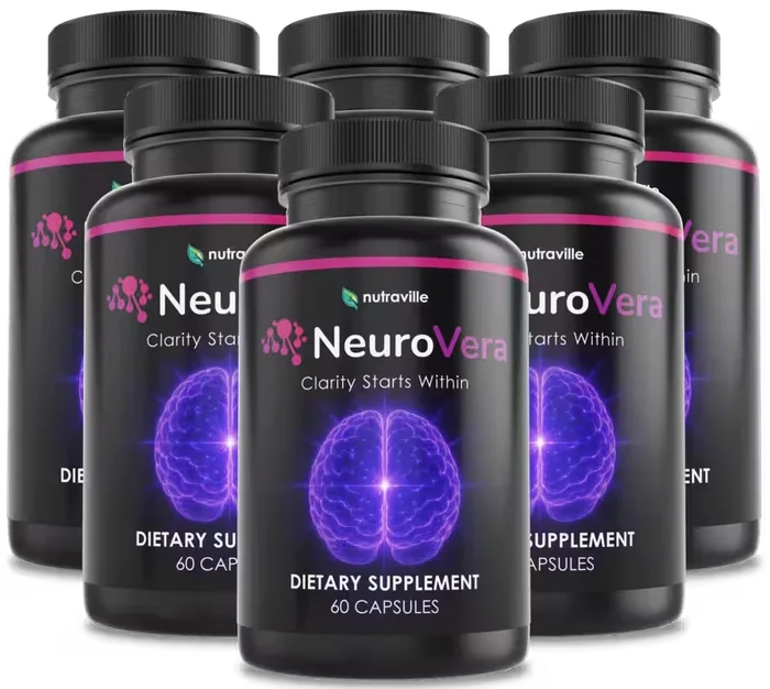 NeuroVera supplement 6-bottle package, best value 180-day supply